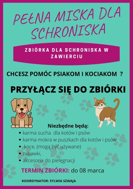 Pełna miska dla Schroniska