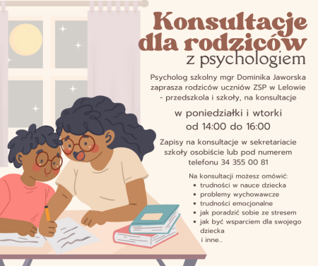 Konsultacje z psychologiem