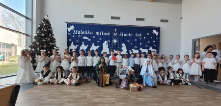 Przedszkolne Jasełka i Wigilia z seniorami