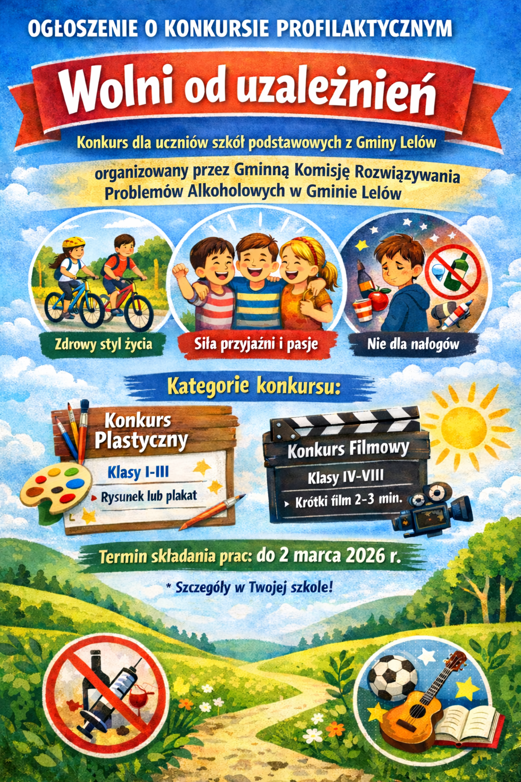 Konkurs profilaktyczny „Wolni od uzależnień”