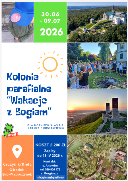 Kolonie parafialne ''Wakacje z Bogiem''