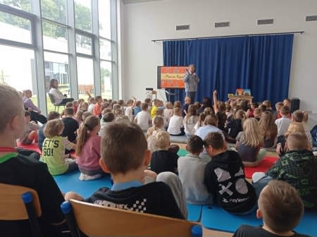 Spotkanie autorskie z panem Marcinem Koziołem